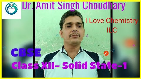 Solid State 1 Chemistry Class 12 Chapter 1 Characteristics Classification Crystalline Amorphous