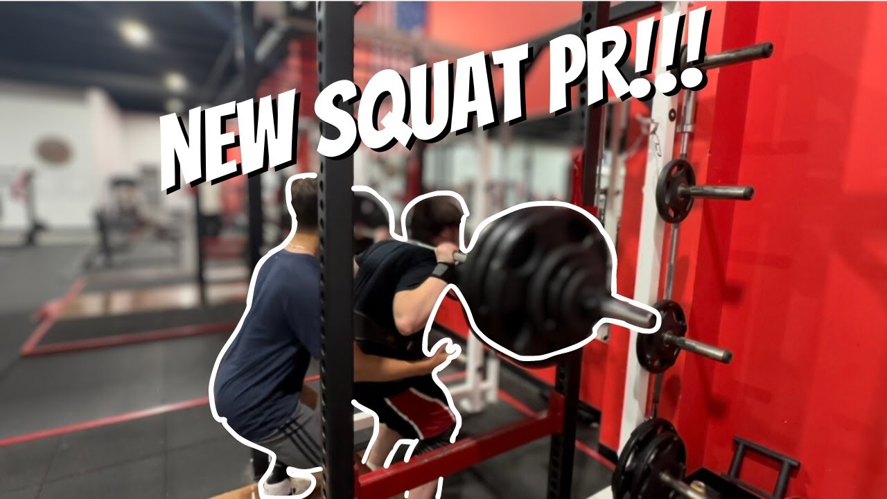 NEW SQUAT PR Powerlifting Leg Day! YouTube