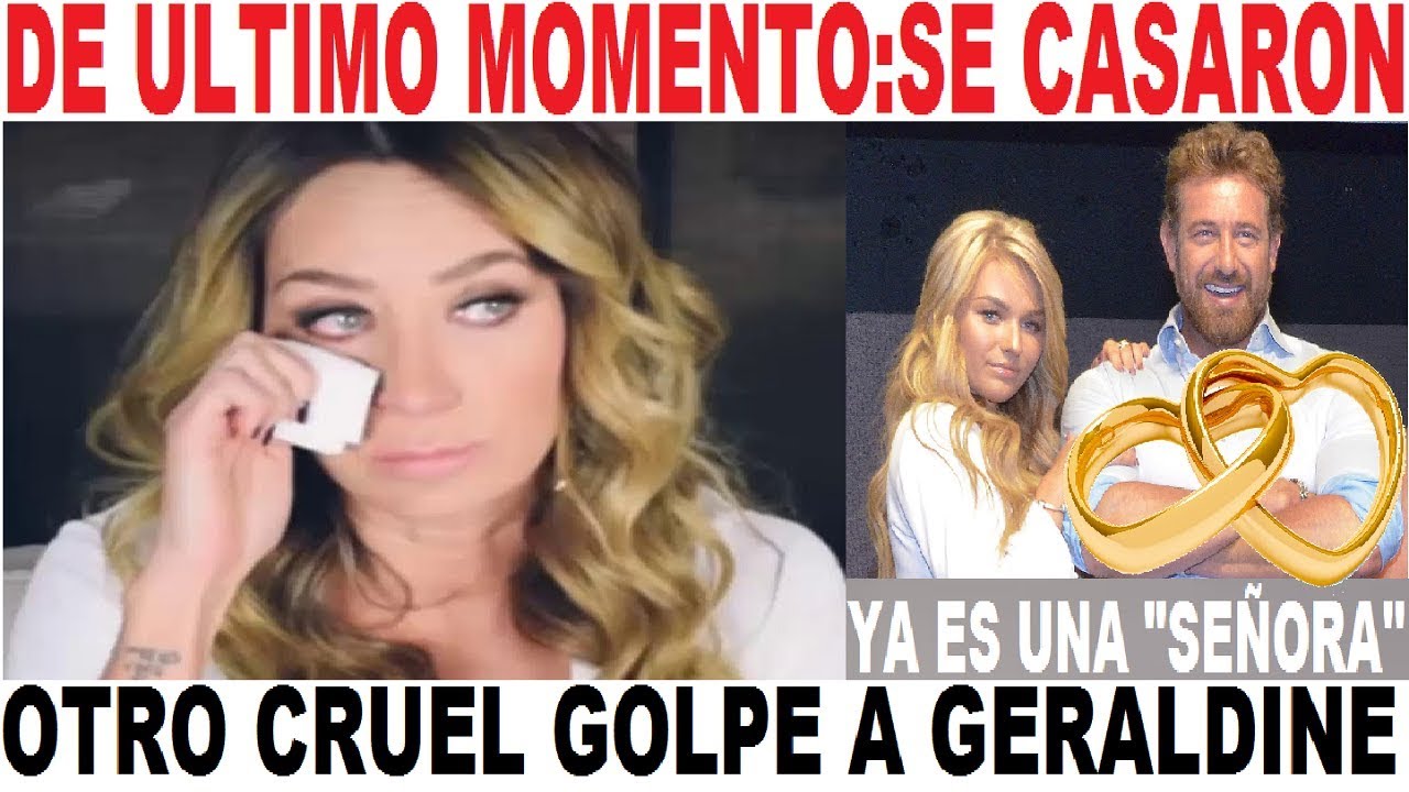 casados IRINA BAEVA y GABRIEL SOTO pobre GERALDINE BAZAN / ARGUENDE TV ...