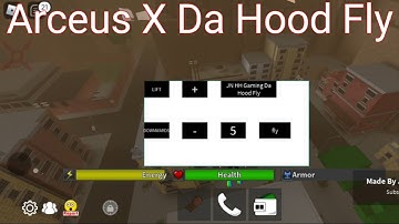 Arceus X Da Hood Fly Script