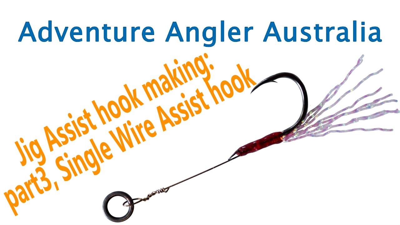 How to Make: Single wire assist hook, jigging hook, micro jigging 