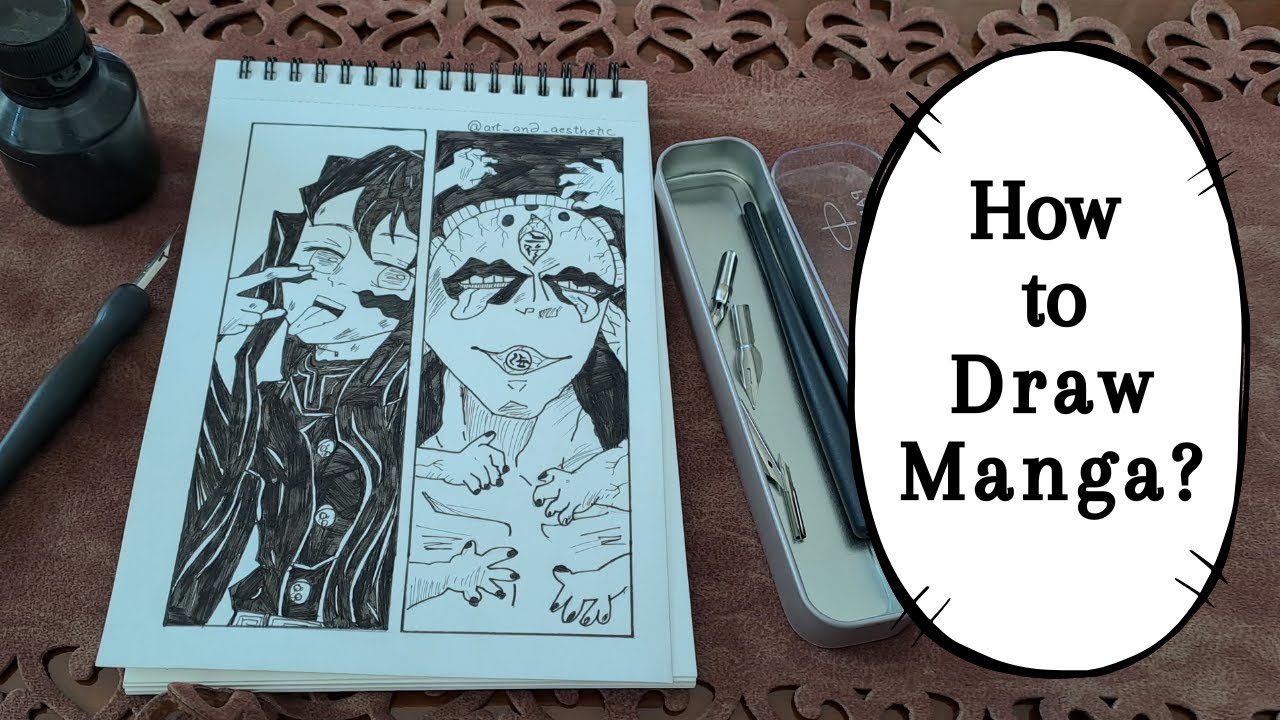 How to draw manga 🖤 | Draw with me : Muichiro and Gyokko from Demon ...