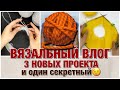 ВЯЗАЛЬНЫЙ ВЛОГ/3  НОВЫХ ПРОЕКТА/НОВАЯ ПРЯЖА на СЕКРЕТНЫЙ ПРОЕКТ