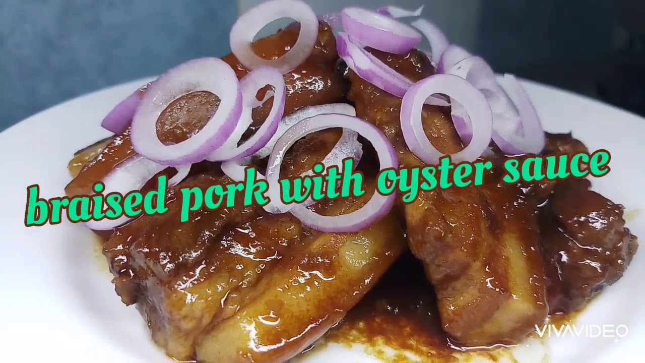 Braised Pork w/oyster sauce, Simple meal 0214 YouTube