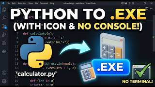 كيفية تحويل سكربت بايثون إلى ملف EXE (مع أيقونة مخصصة وبدون كونسول) | شرح PyInstaller screenshot 3