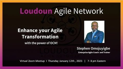 Enhance your Agile Transformation!!