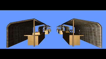 4# Instanced Rendering - Olivieris - OpenGL 4.3 Freeglut GLSL (Beach bar model)