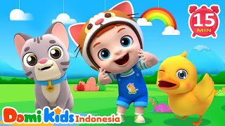 Ayo Menari Seperti Hewan! 🐯🦆 | Lagu Gerak & Lagu Hewan | Domi Kids Pesta Hewan - Lagu Anak
