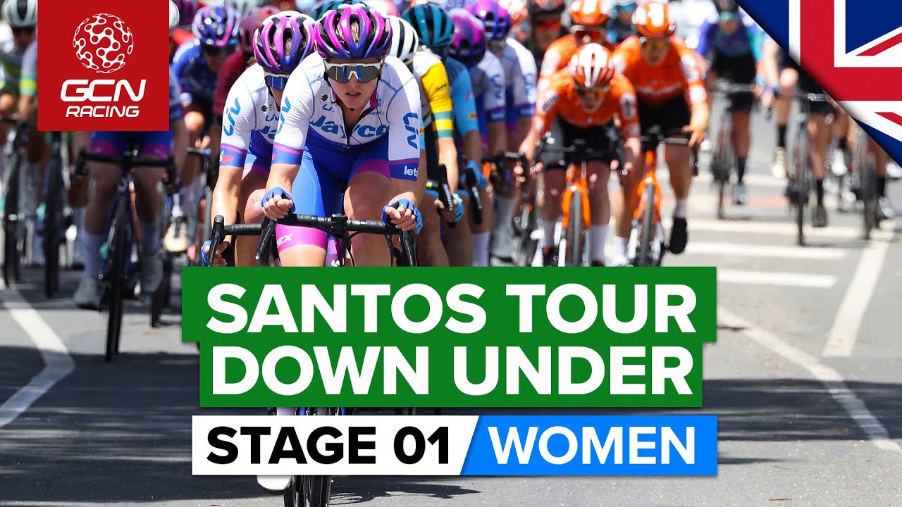 The Road Season Starts At Full Speed! Tour Down Under 2023 Highlights - Womens Stage 1