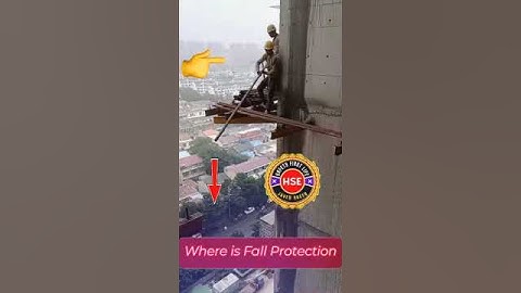 🏦👷‍♂️😧 Is this a safe scaffold? #shortsfeed #shorts #fallprotection #fallhazard #safety