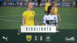 Highlights | Oxford United Women 3 - 0 Plymouth Argyle Women