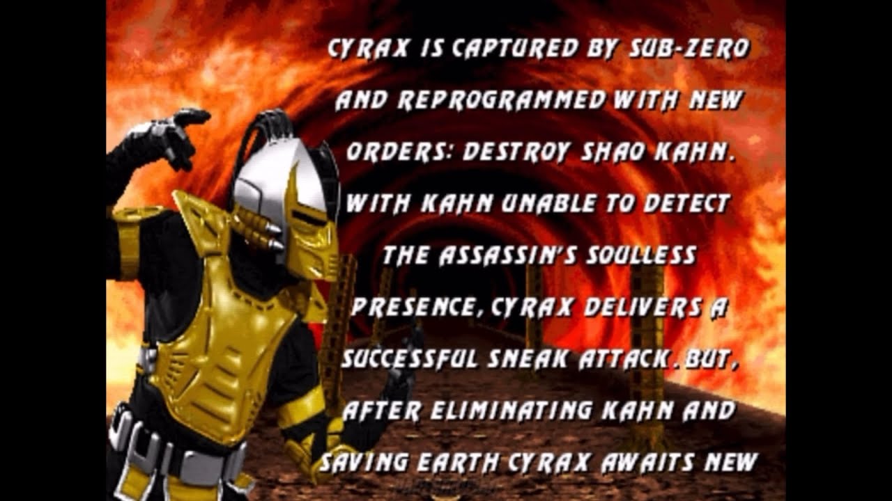 🤖 Cyrax — The Cyber Assassin | All Finishers in Ultimate Mortal Kombat 3