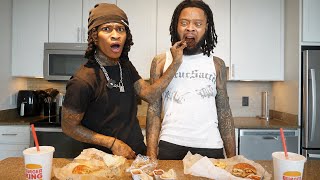 Putting 💩 On Bestfriend Lips While He Eats During Mukbang!