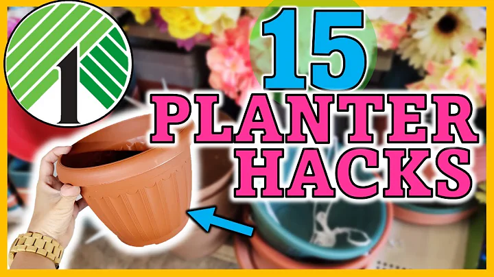 15* Dollar Store HACKS using PLANTERS! BEST High-End $1 Dollar Tree DIYs & ideas to do in 2023!