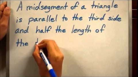 triangle midsegment properties