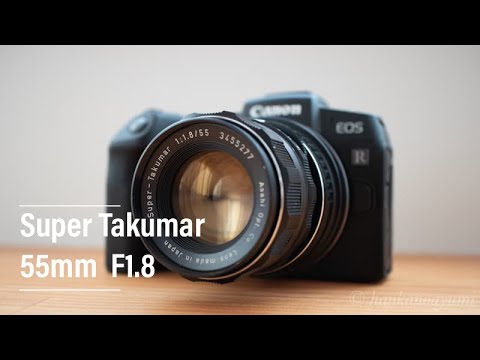 Super Takumar 55mm F1.8 EOS Mマウントアダプター付-