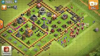 Clash of clans.Town holl 6.victory