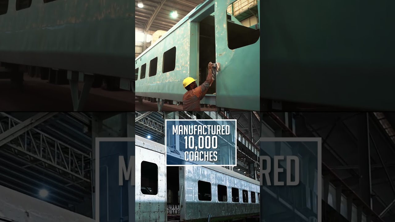 10 000 Train Coaches Manufactured For And The Modern Rail Coach Factory Raebareli 