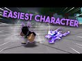 Playing the EASIEST CHARACTER in The Strongest Battlegrounds