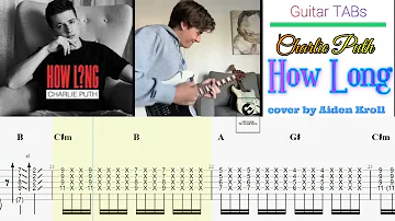 How Long - Charlie Puth (Aiden Kroll) Guitar TABs