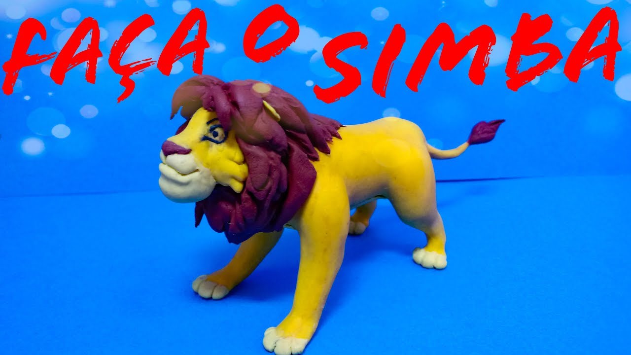 Como Fazer o Simba - de Rei Leão - Biscuit - DIY
