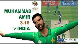 ICC Champions Trophy 2017 Final | Mohammad Amir 3 Wickets against India | EA Sports Cricket 07 screenshot 4