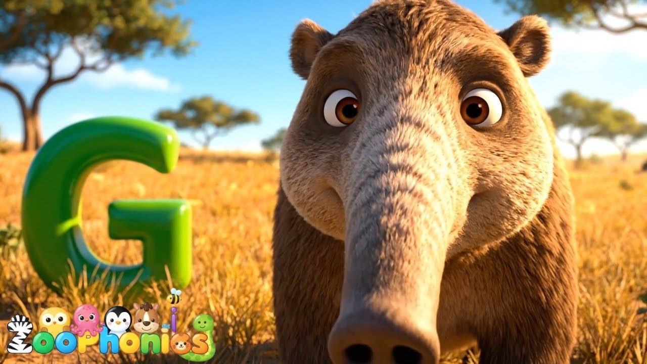 ABC Animal Friends 🐾 Fun & Easy Alphabet Song for Kids! 🎶🦙🐆