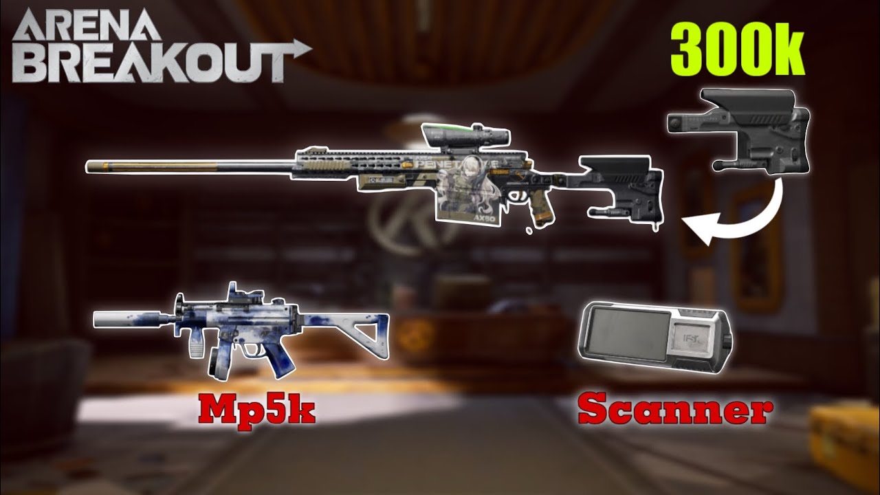 Ax50 + Mp5k + Scanner combo in TV | Arena Breakout S11