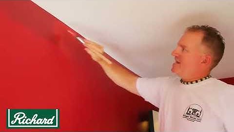 How to paint next to a ceiling and get clean edges