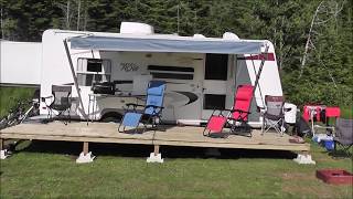 How to build a moveable RV deck