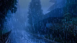 Barulho de Chuva para Dormir e Relaxar ⛈ Som de Chuva Vento e muito Trovoadas à Noite #1 ASMR Sleep