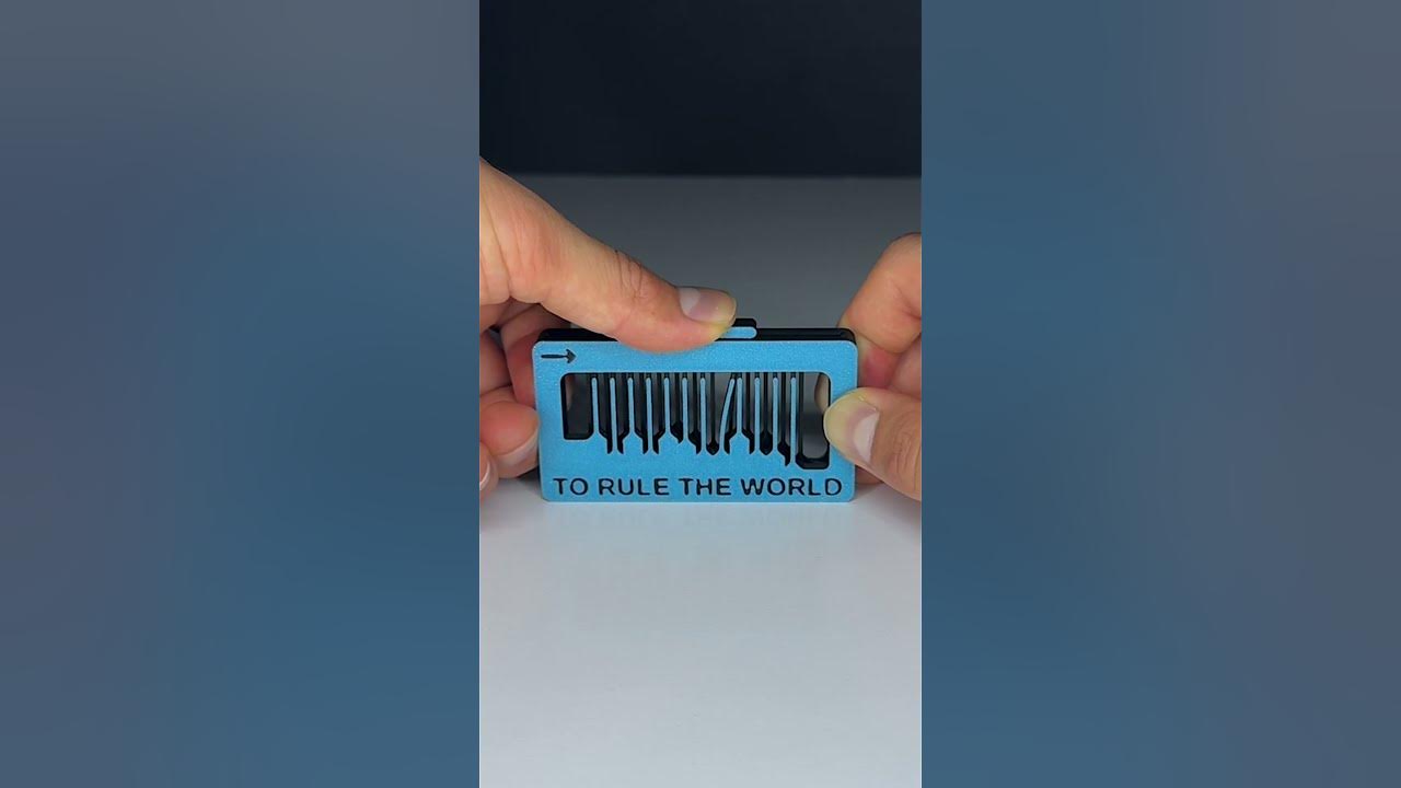 3D Printed Everybody Wants to Rule the World Melody Musical Fidget
