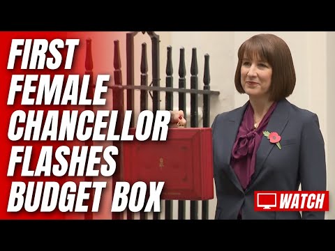 Reeves Poses With Budget - YouTube