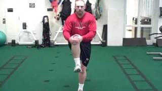 Alt. High Knee Pull & Reach (Stationary Dynamic)
