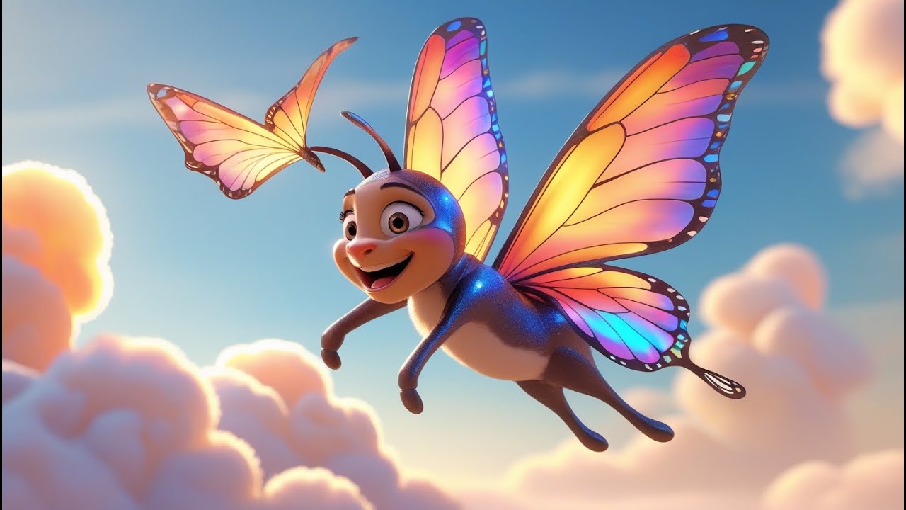 வண்ணத்துப்பூச்சி பாடல் | Butterfly Tamil Kids Song | Colorful Nature Rhymes for Children