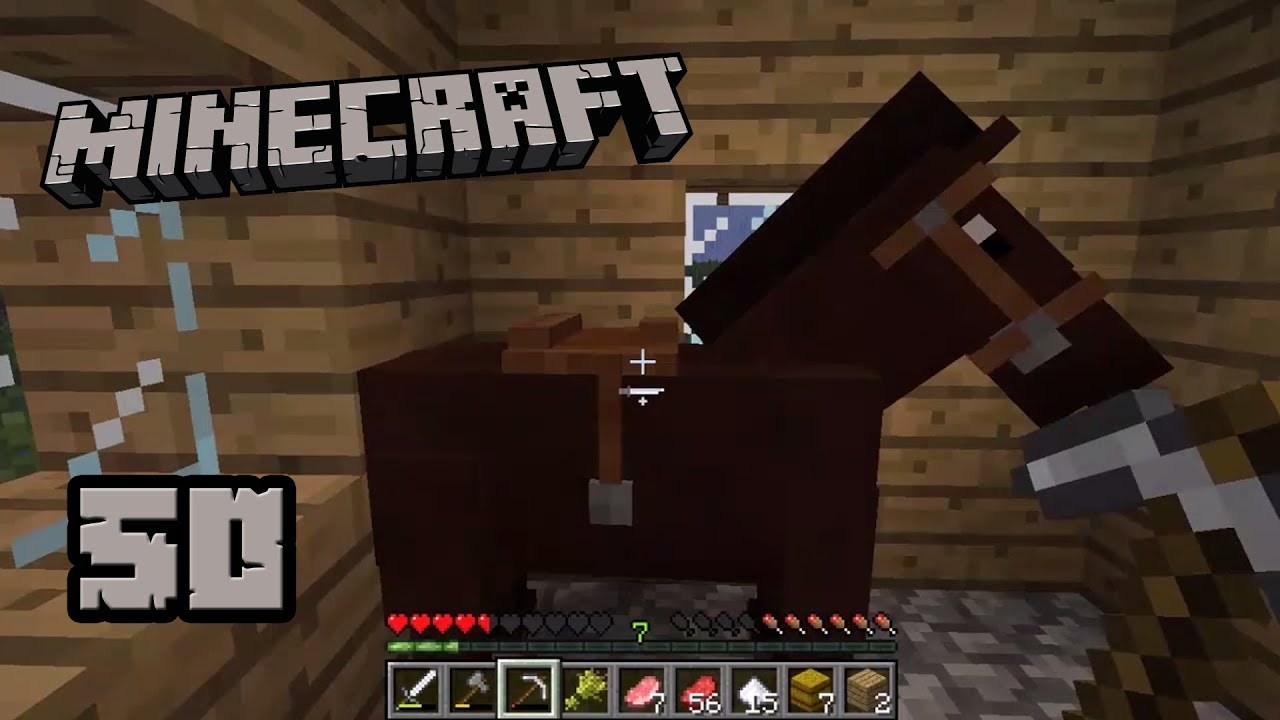 gaming logo Horsing Around - 50 - MINECRAFT - Survival (No Commentary)