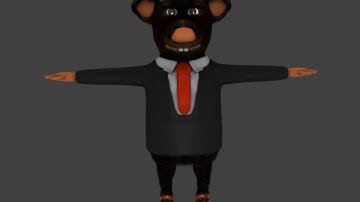 Blender Character design_ stylizing particle fur