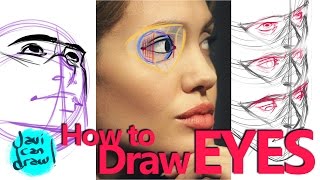 HOW TO DRAW EYES - A Process Tutorial