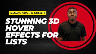 How To Create Stunning 3D Hover Effects for Lists — CSS Magic! Wealth