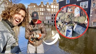 MISSING FOR 20 YEARS! Passport and Wallet Found Magnet Fishing in Amsterdam