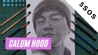 Calum Hood (5 Seconds of Summer) | Charcoal & Graphite Drawing || JDB ART