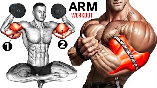 FULL ARMS WORKOUT | Biceps and Triceps Workout | Maniac Muscle
