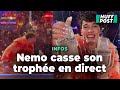 Aprs avoir remport leurovision nemo casse son trophe