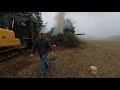 Clearing and Burning Brush for a home site