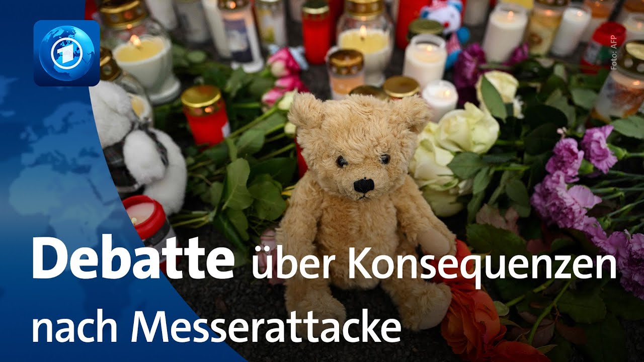 Messerangriff in Aschaffenburg: Debatte über Konsequenzen