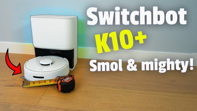 SwitchBot K10+ Review - The Worlds SMALLEST Robot Vacuum Cleaner 