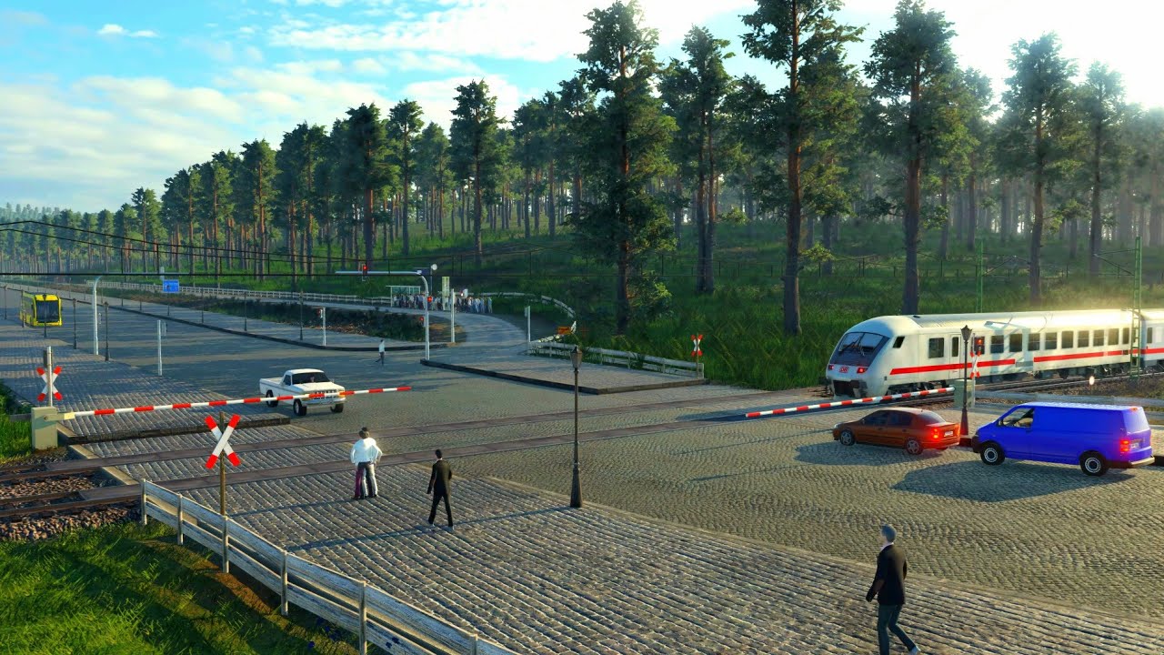Transport Fever 2: Der Bahnübergang Teil 520