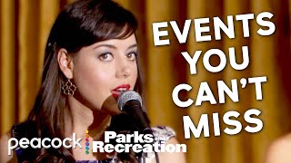 all the UNMISSABLE EVENTS in parks | Parks And Recreation