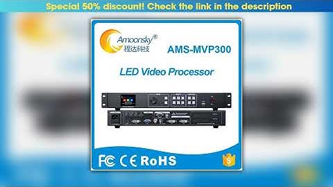 led video wall processor AMSMVP300 Support Novastar Linsn System LED Screen Display Video