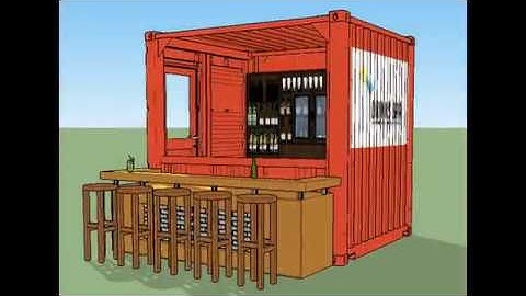 Shipping Container Bar Conversion